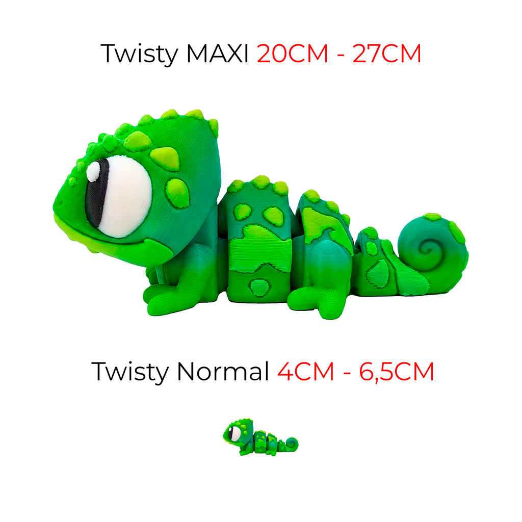 Camaleon - Mega Twisty Fidget Articulado 3D