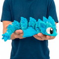 Dragon glaciar- Mega Twisty Fidget Articulado 3D