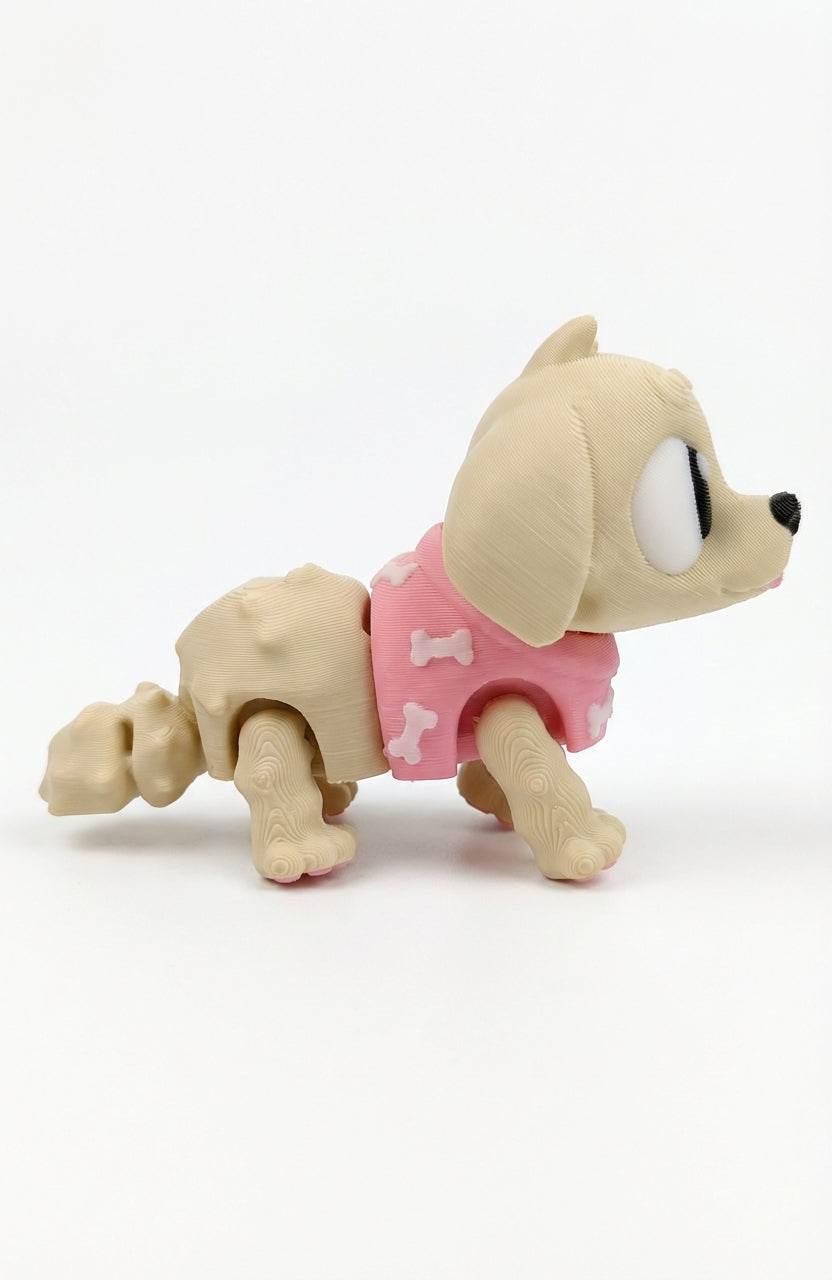 Golden Retriver - Fidget Articulado 3D