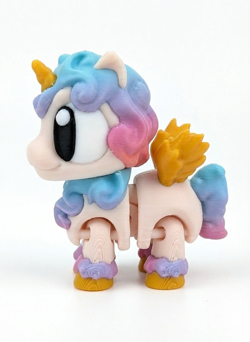 Unicornio- Fidget Articulado 3D