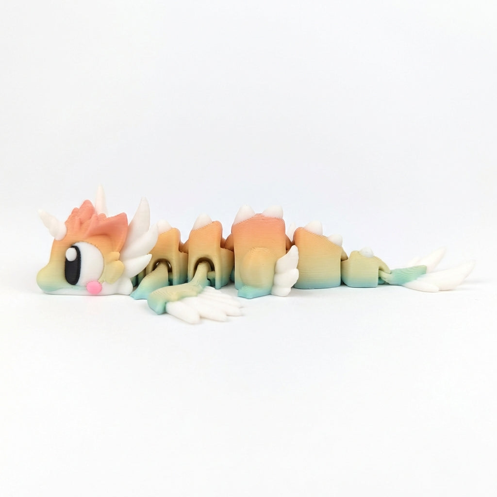Dragón Unicornio- Fidget Articulado 3D