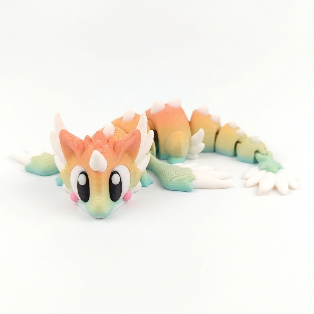 Dragón Unicornio- Fidget Articulado 3D