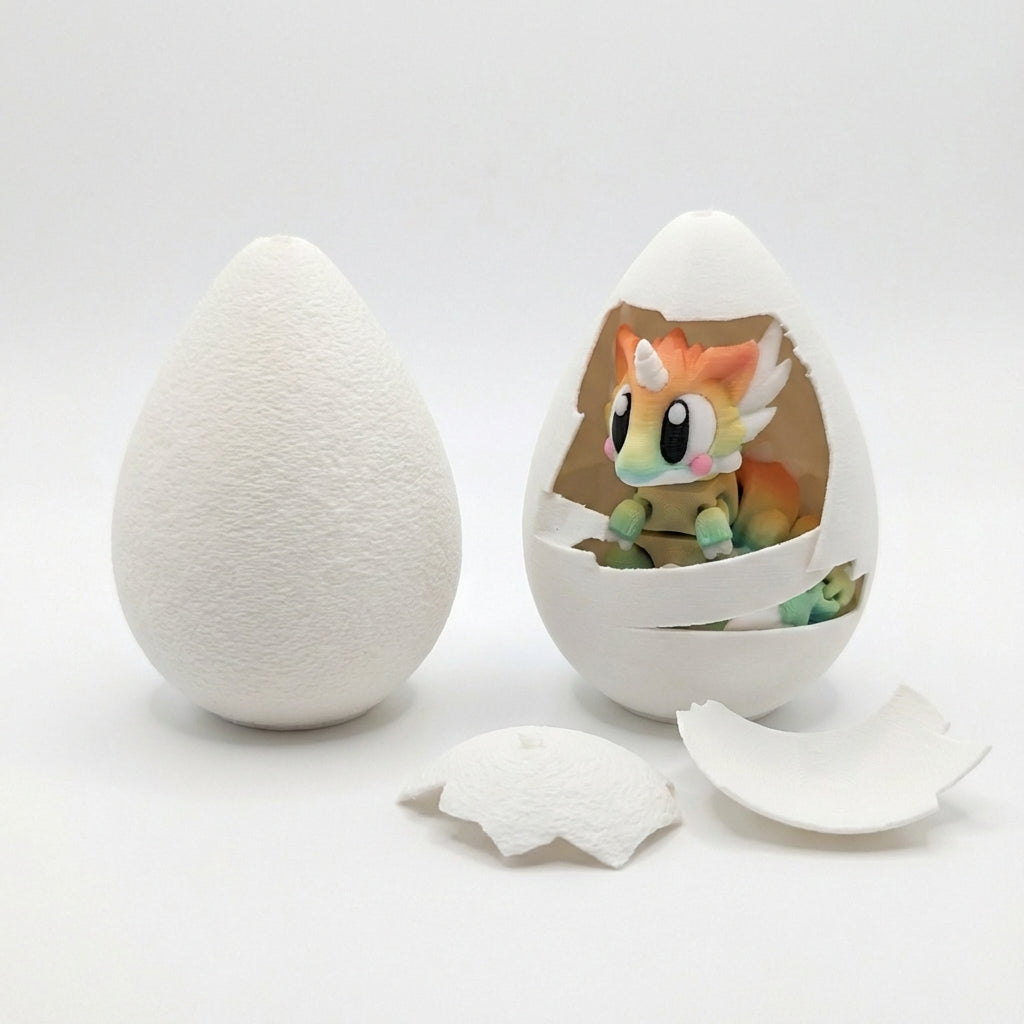 Dragón Unicornio- Fidget Articulado 3D