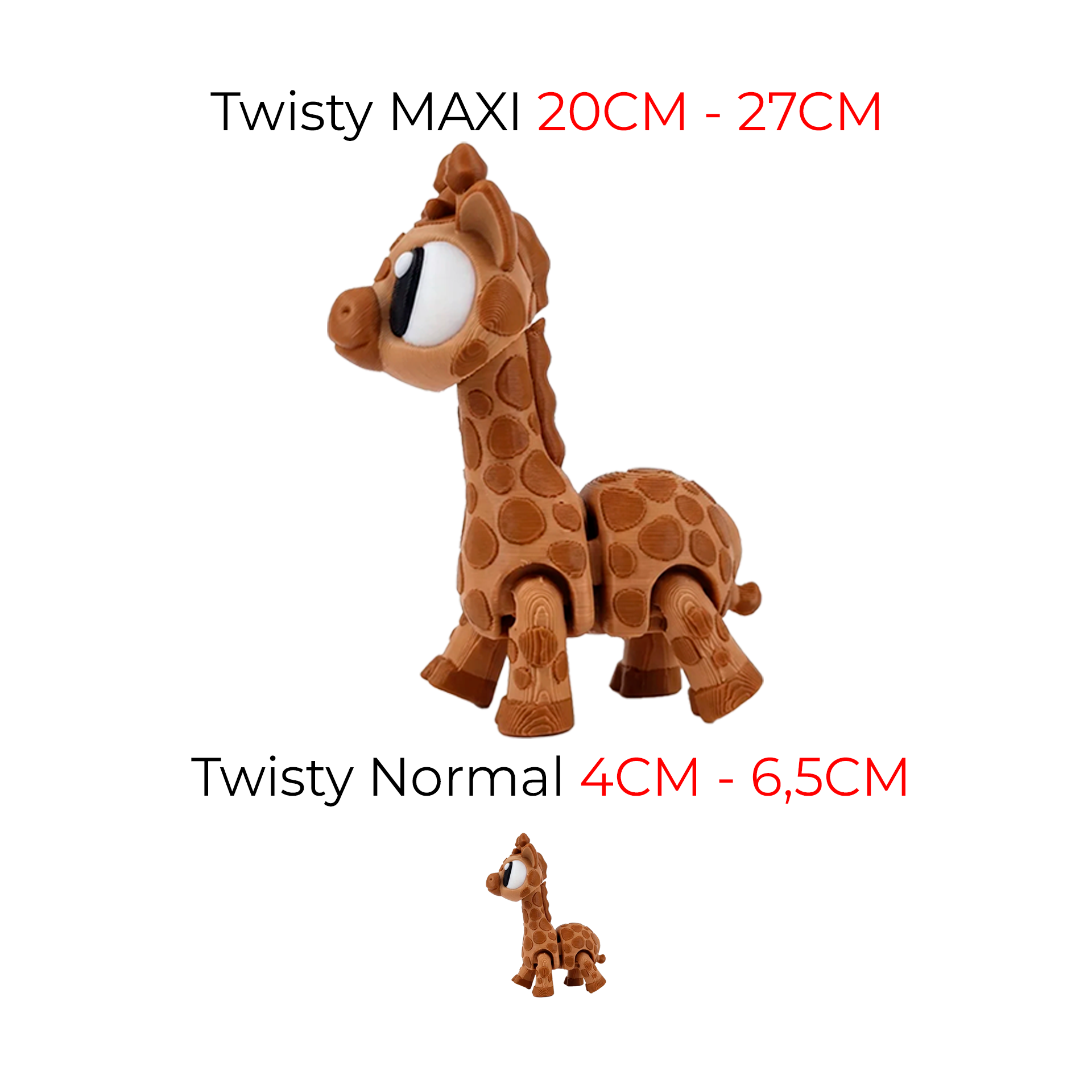 Jirafa- Mega Twisty Fidget Articulado 3D