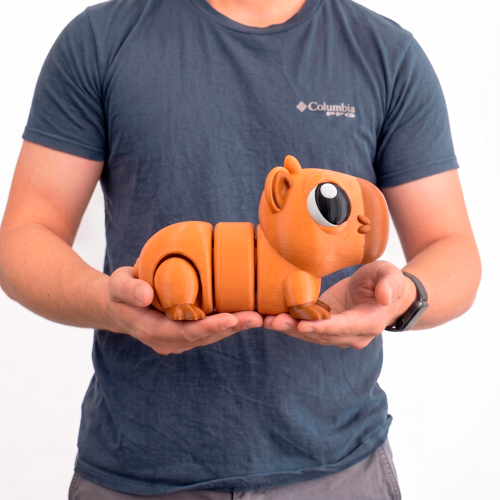 Capibara- Mega Twisty Fidget Articulado 3D