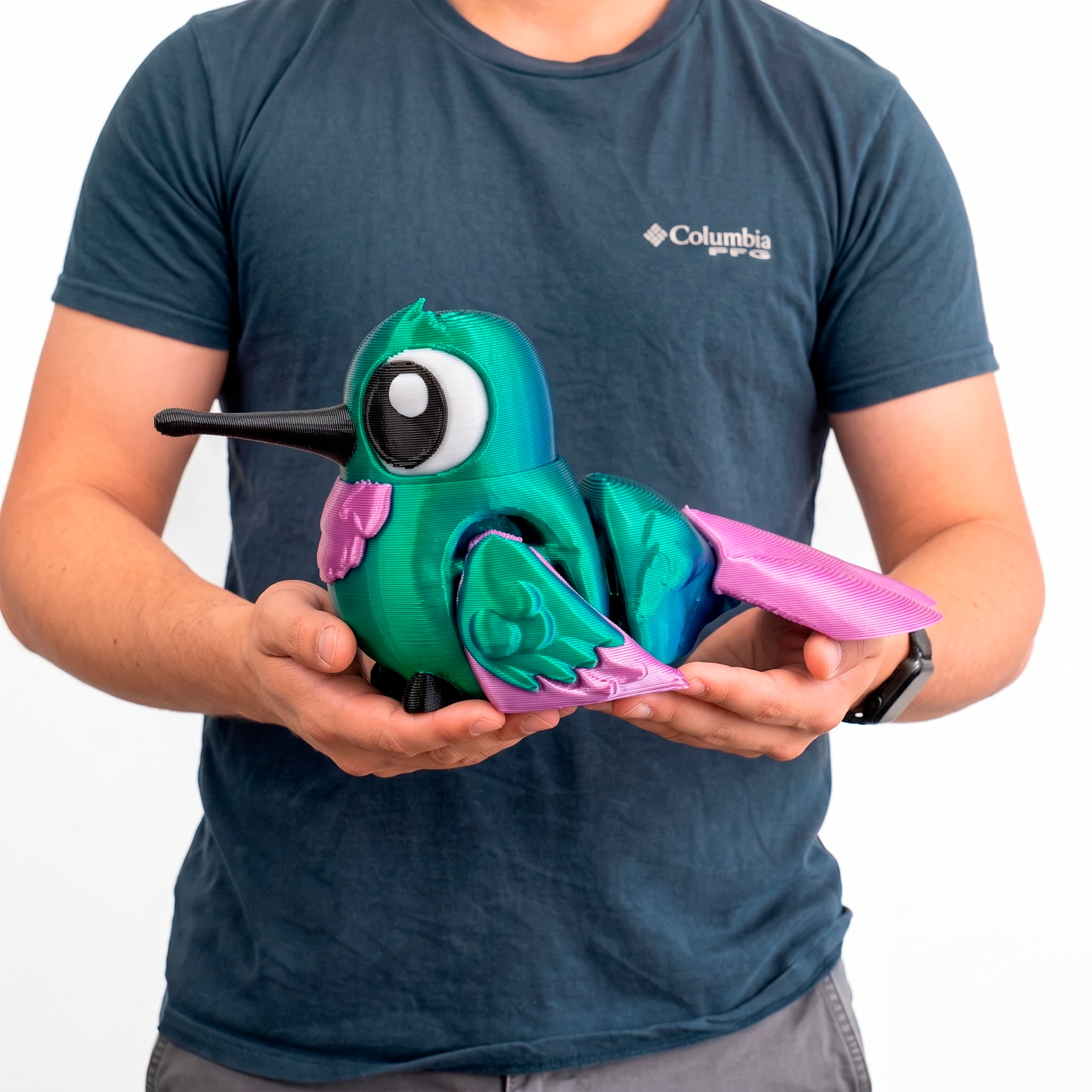 Colibrí- Mega Twisty Fidget Articulado 3D