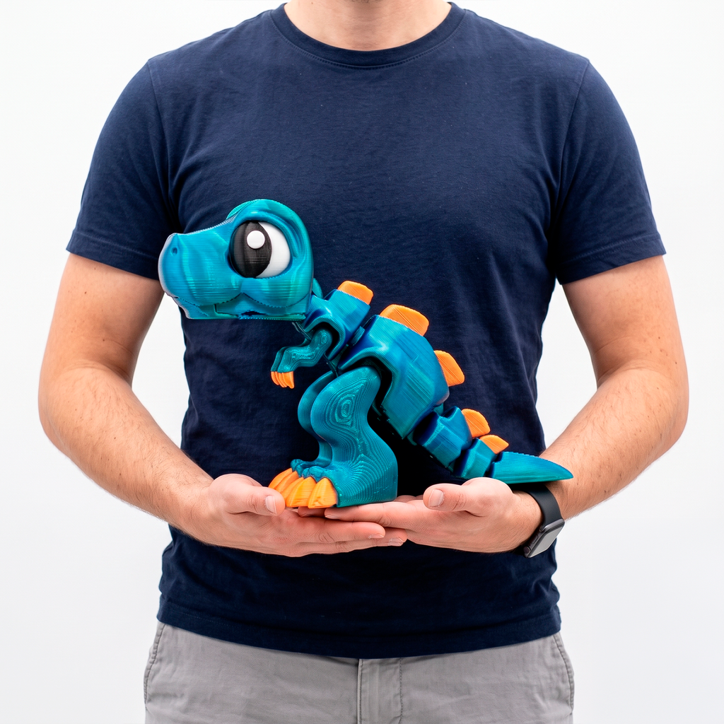 T-rex- Mega Twisty Fidget Articulado 3D