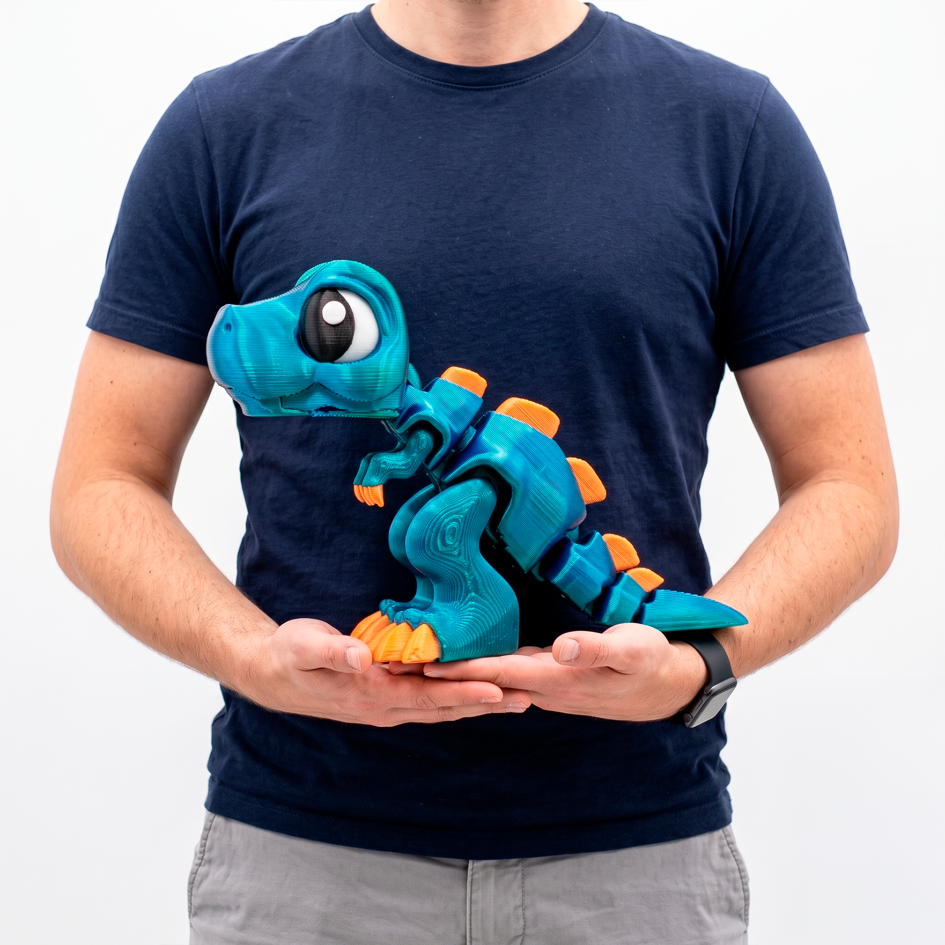 T-rex- Mega Twisty Fidget Articulado 3D